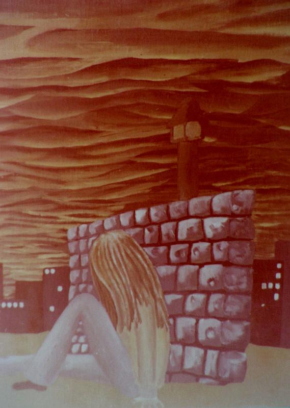 Z Allein, 1973, Öl-Leinen, 50x70.jpg